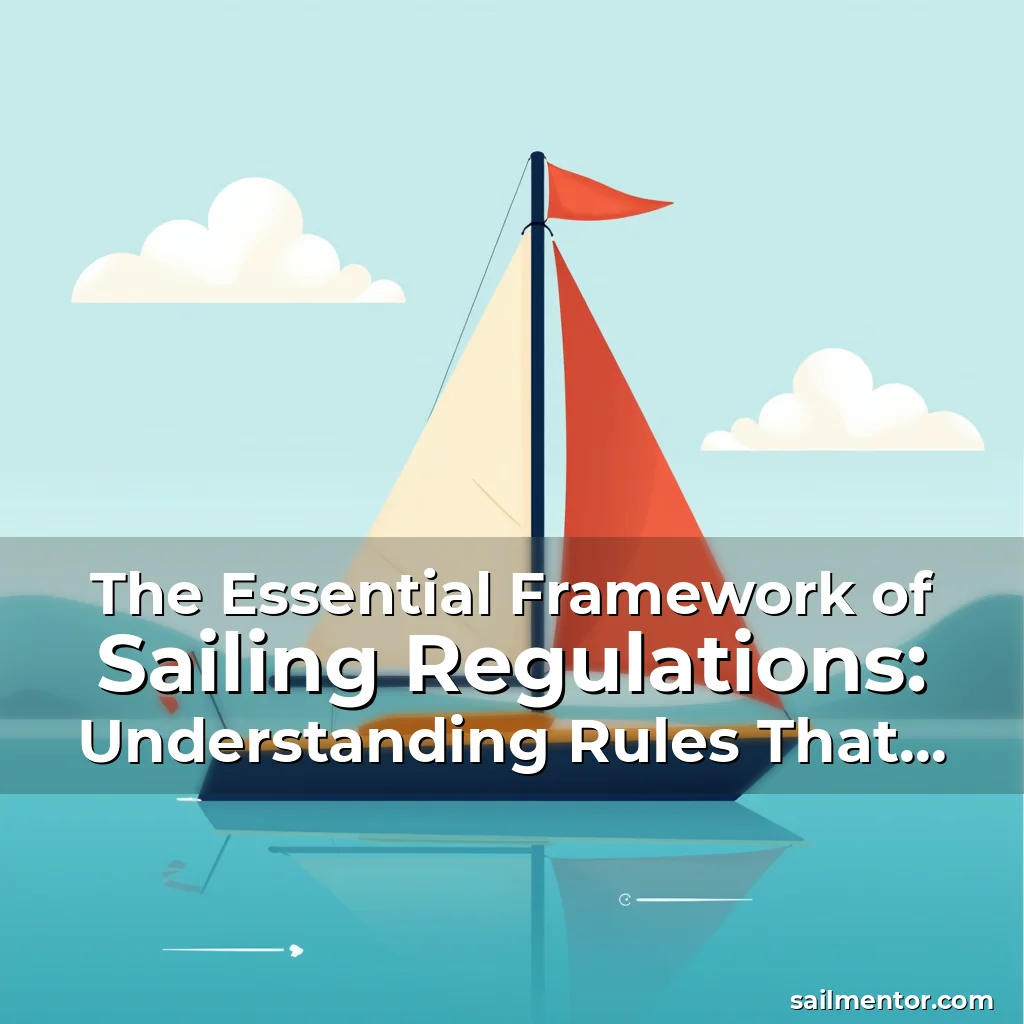 The Essential Framework of Sailing Regulations: Understanding Rules That Govern Safe Waters